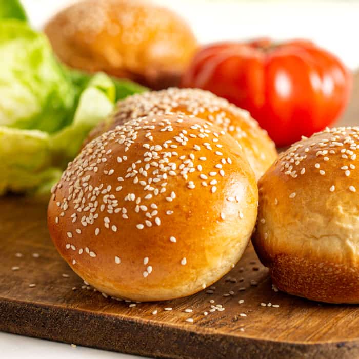 Milk Bread Burger Buns