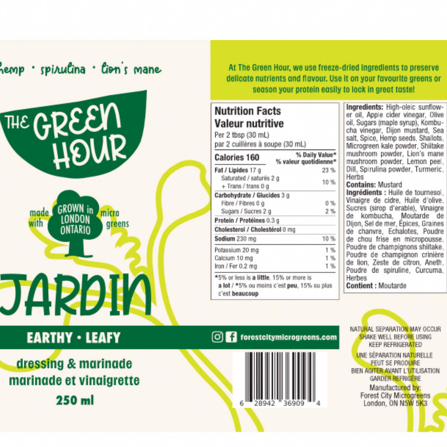 Jardin Salad Dressing