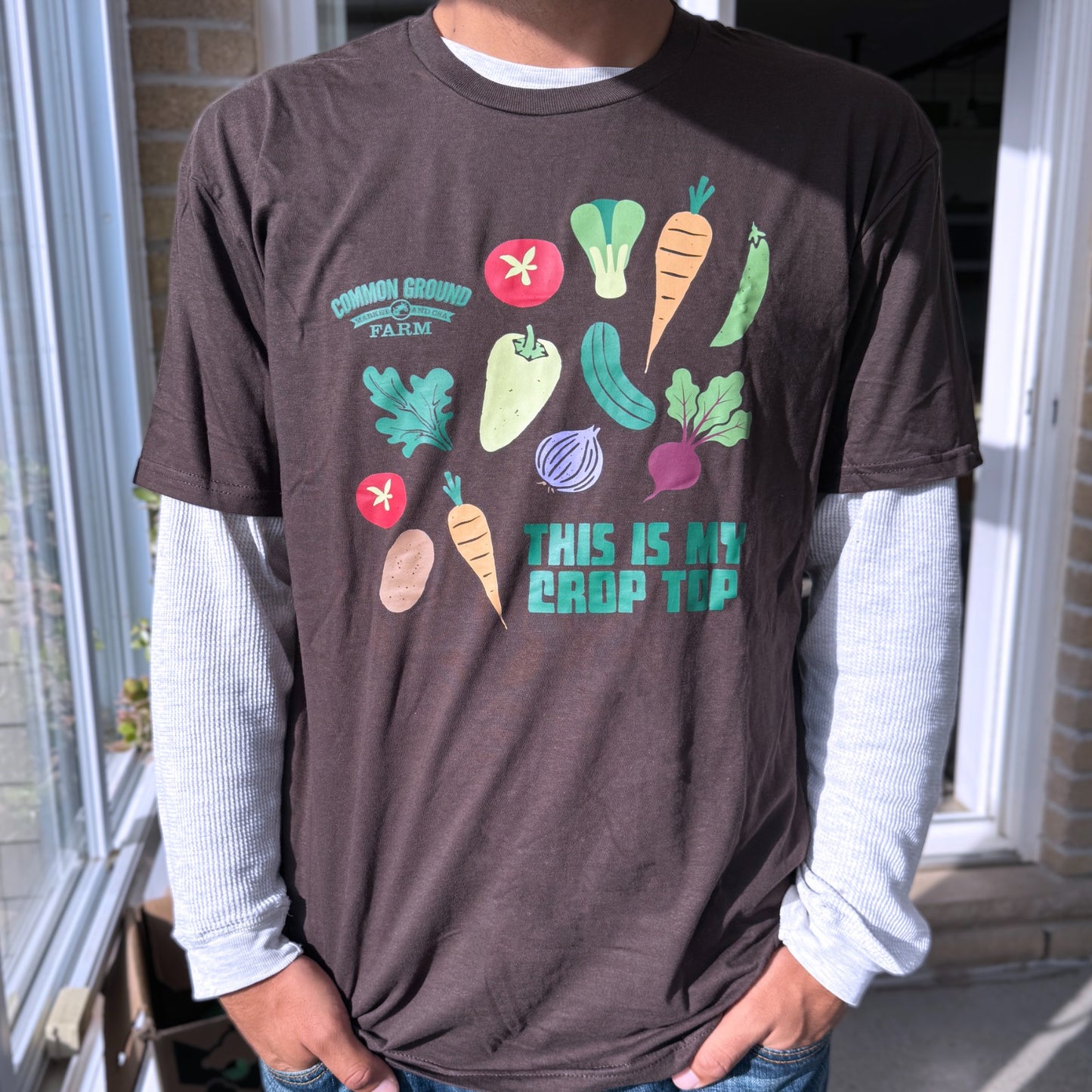 T-Shirt: This is my Crop Top