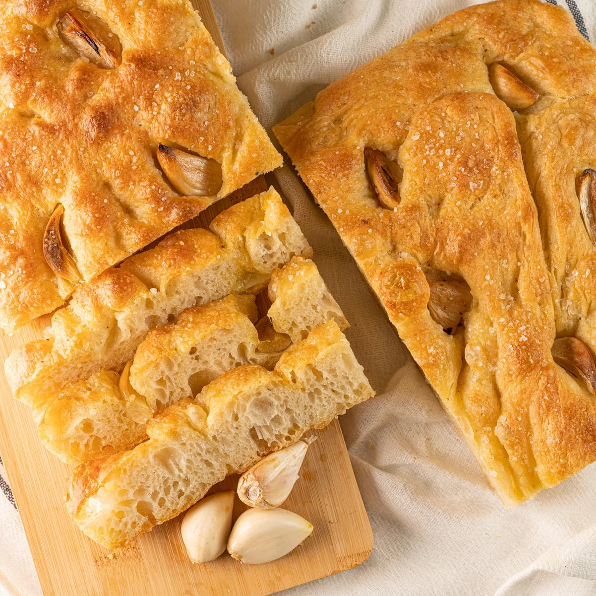 Roasted Garlic Focaccia